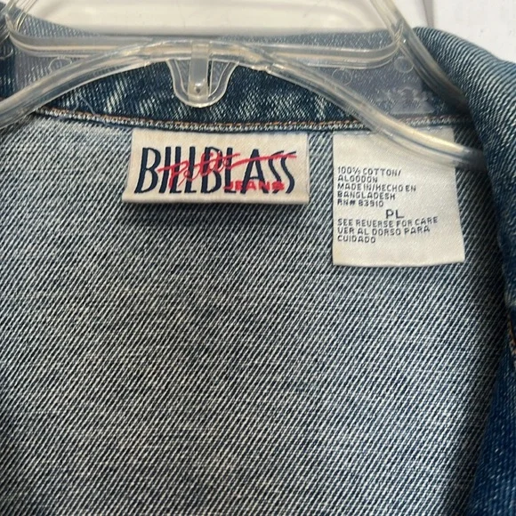 Bill Blass Vintage Dark Blue Denim Jeans PL Women’s Jacket - Picture 2 of 4
